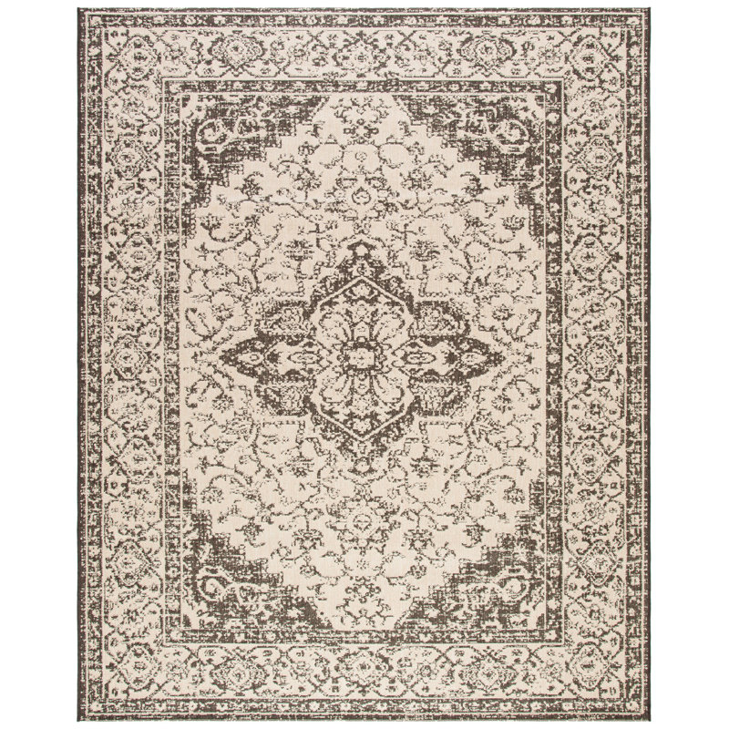 Guthrie Performance Oriental Indoor/Outdoor Area Rug, Rectangle 9' x 12'