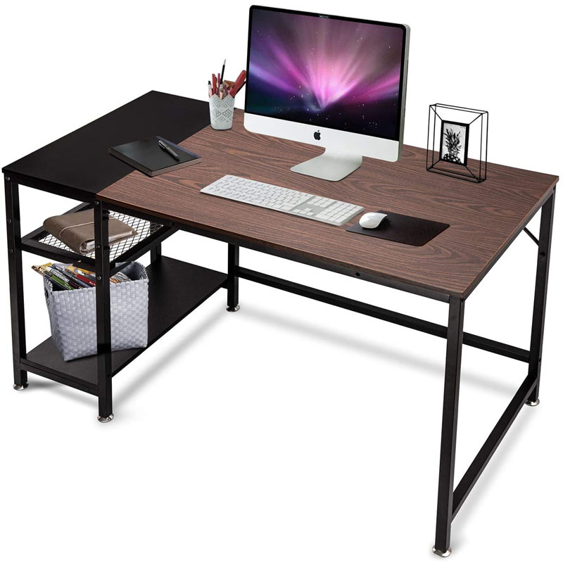 Casilear Metal Base Computer Desk, 29.53" H x 55.11" W x 23.62" D