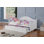 Lit de jour simple en bois avec couchette Linndale Ann