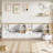 55.1" W x 31.5"H 3-IN-ONE Kids Bookcase with 3 Drawers, Soft Cushion, 4-Layer Bookshelf, Reading Nook-836404292