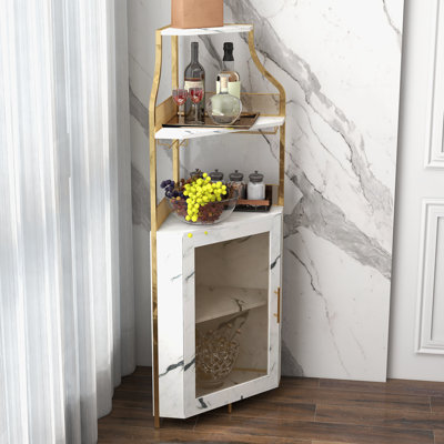 12.7 cm Iron Wine Bar Cabinet