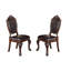 Ensemble de 2 chaises d'appoint en similicuir Royal Majestic