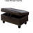 Tufted Storage Ottoman With Nailhead Trim-1172244394