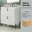 Meuble-lavabo 30 po avec lavabo en céramique-2041057265