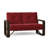 Vale 60.5'' Wide Aluminum Loveseat with Cushions-41306536-41308121