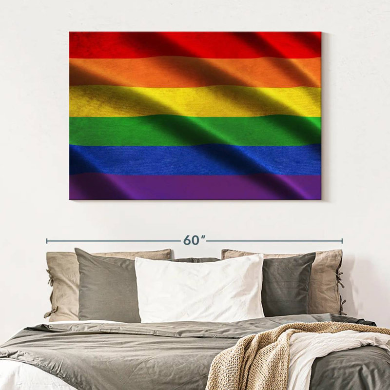 LGBT Flag, 34" H x 51" W