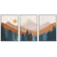 «WooMountain Pine Tree View», reproduction encadrée sur toile, 3 pièces-91022019-91177470