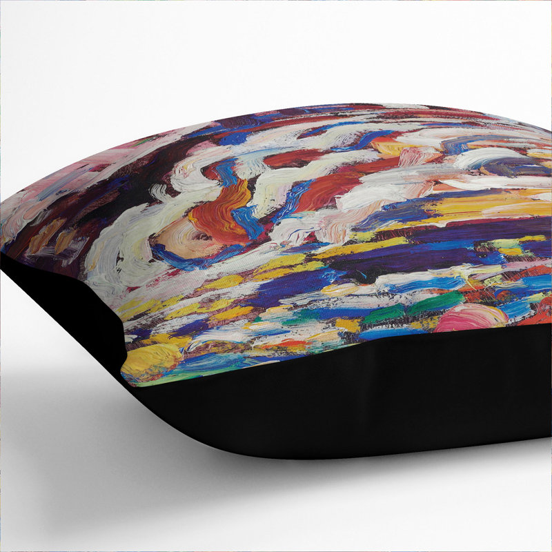 Square Cushion, 40cm W x 40cm D x 15cm D, Black