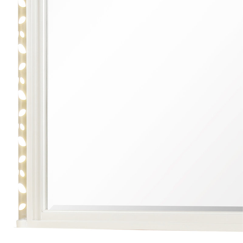 Cinderella Traditional Style Mirror with LED Accents (Dresser not included)