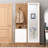 Hall Tree 39.4'' Wide With Mirror And Shoe Storage