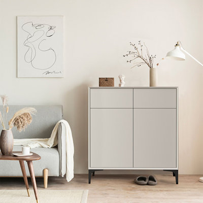 16 Pair Shoe Storage Cabinet