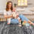 Oriental Machine Washable Rug with Rubber Backing for Living Room Non-Slip Dining Room Rug Easy-Cleaning Floor Carpet for Bedroom Playroom-528496881