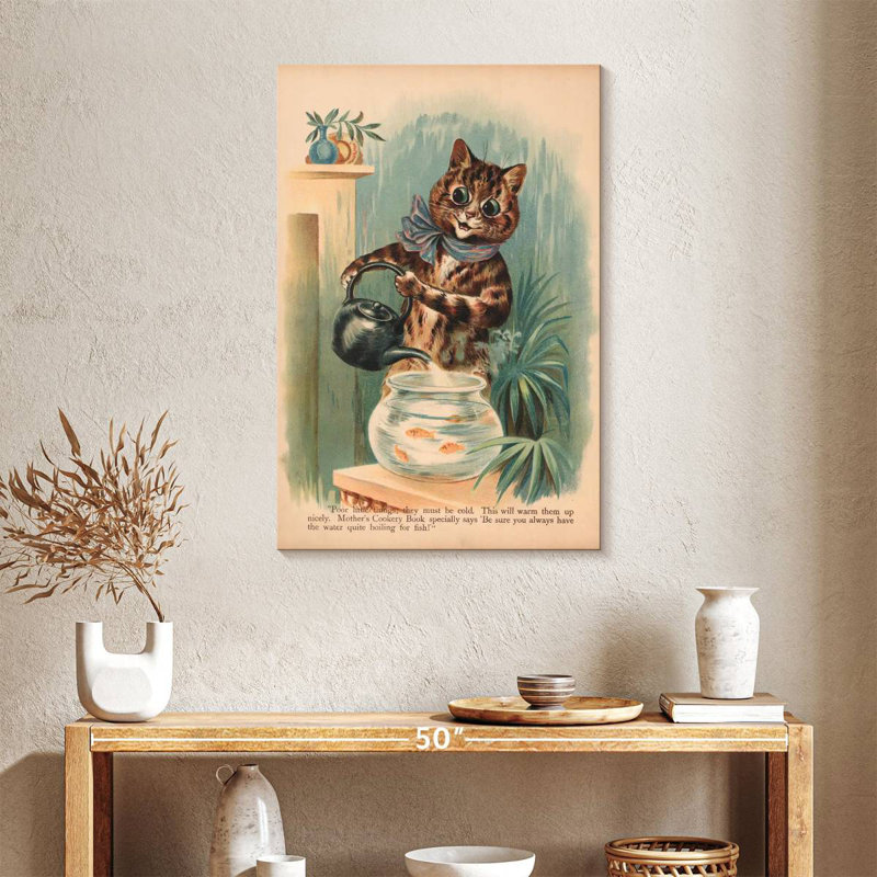 Louis Wain Cats V, H 36 po x l 24 po