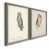 Toile avec cadre gris