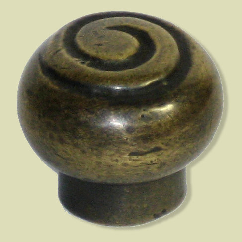 Mushroom Knob, 1" H x 1" W x 0.63"