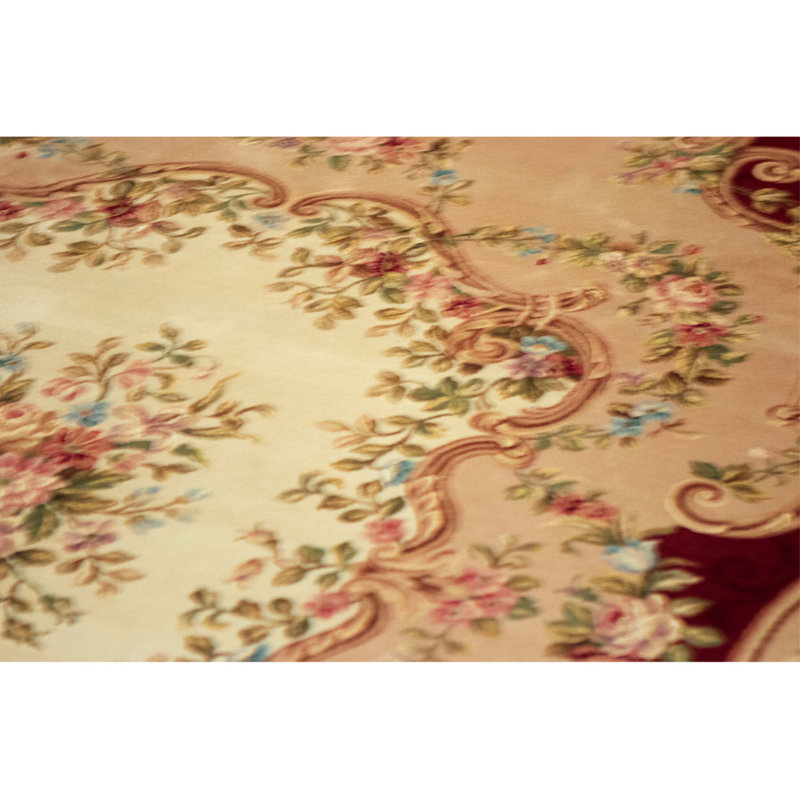 Handmade Silk and Wool Area Rug