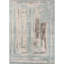 Hand Knotted Abstract Area Rug in Blue/Charcoal/Beige-1695532276