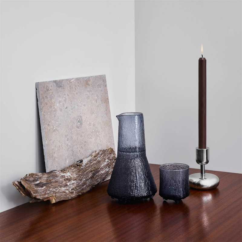 Nappula Metal Tabletop Candlestick, 7.2" H x 3.5" W x 3.5" D