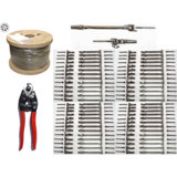 1,8 po rail d’escalier avec câble l h 250 pi. x l pi.