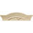 Segment Arch W/ Flankers 3 Spoke Signature Urethane Pediment, Primed Tan-102752256