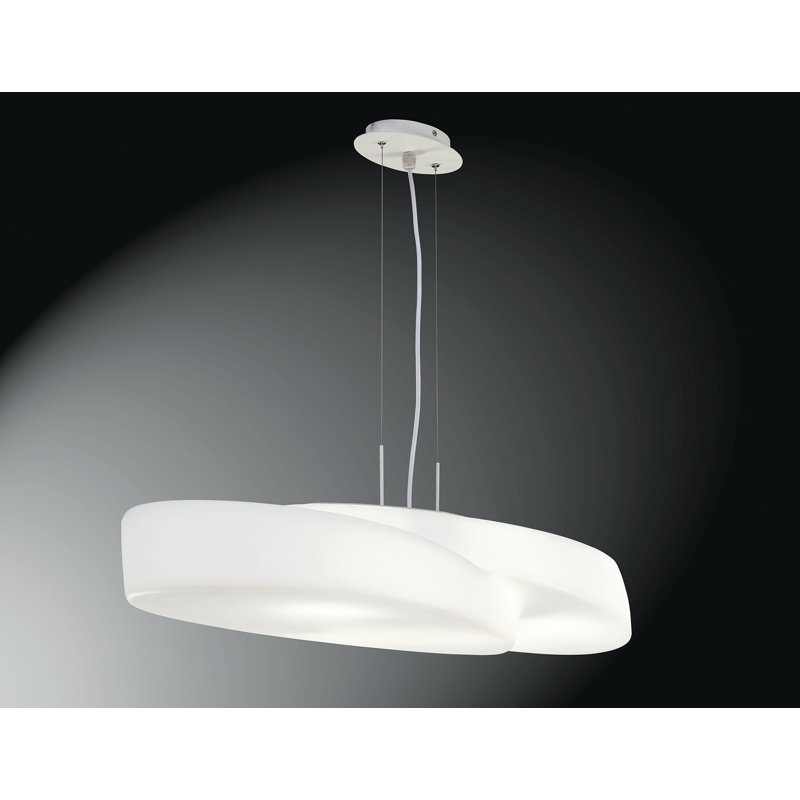 Bostrom 6 - Light Grey Geometric Pendant