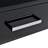 Coleen  Black High Gloss & Chrome Finish Writing Desk-2131771318