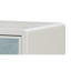 Console blanc perle et argent scintillant