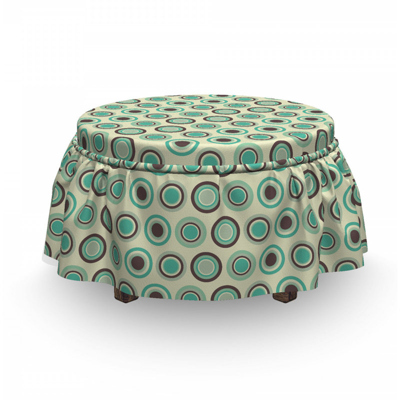 Housse pour repose-pieds pois dot