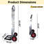 Diable pliable en aluminium - Chariot pliable robuste