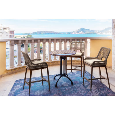 Upholstered Counter Stool with Metal Frame