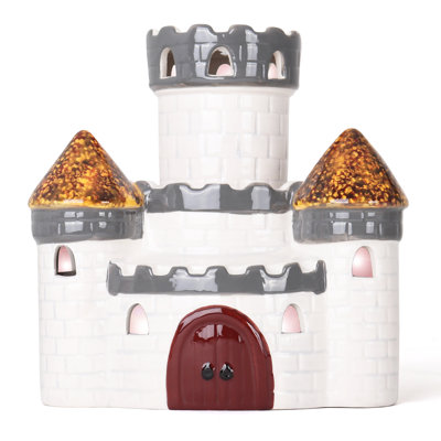 Astoria Grand Lighted Ceramic Castle