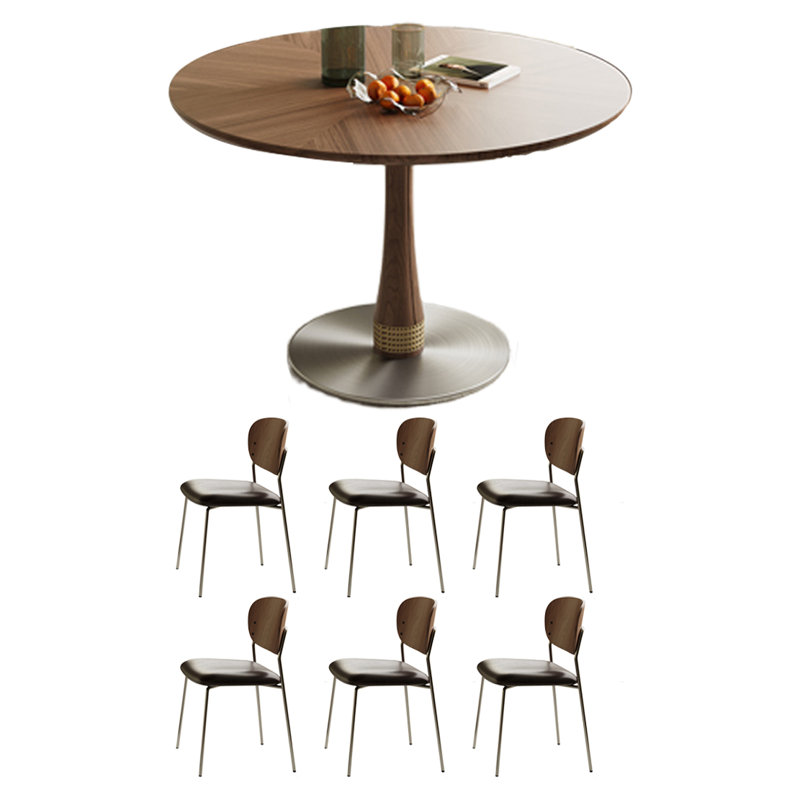 Medieval Style Dining Table, 29.52"H x 43.3"L x 43.3"W