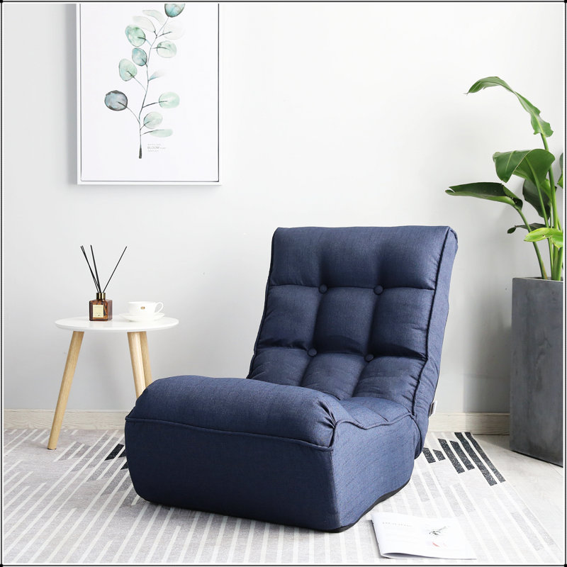 Single Sofa Reclining Chair Lazy Sofa With Foldable Design, Adjustable Angles, And Soft Fabric For Ultimate Comfort.