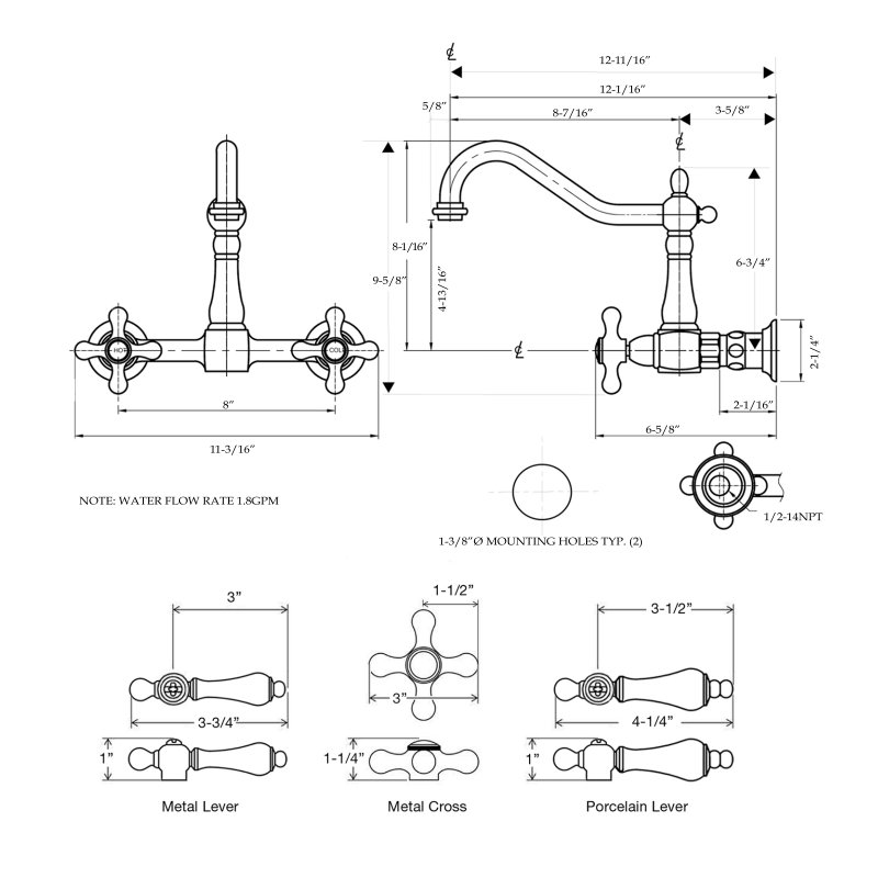 Chevington Kitchen Faucet, Brushed Nickel