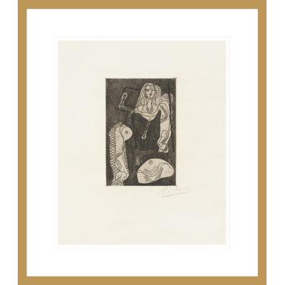 «Femme from Picasso Œuvres» par Pablo Picasso, impression giclée sur cadre
