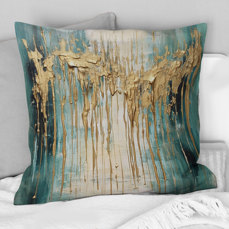 Coussin Gilded Daydream VI - Abstract Minimalisme