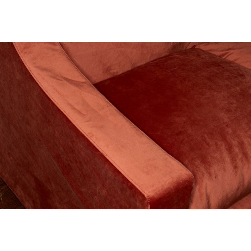 Causeuse Evergreen, Amber Recycled Velvet
