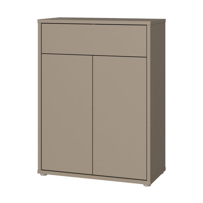 Chadwic 9 Pair Shoe Storage Cabinet, Grey