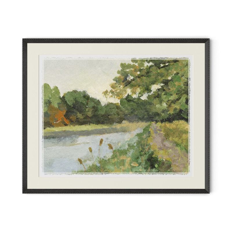 Still Waters Painting by Brittany Smith, 15.5" H x 18" W