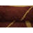 Stylish Chevron Rust Runner Rug 3x9