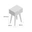 Mattias 40cm W Solid + Manufactured Wood Bedside Table-47484871