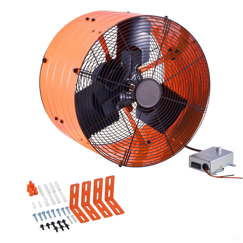 Ventilateur de grenier 16 pouces à montage sur pignon 2940 CFM avec thermostat réglable