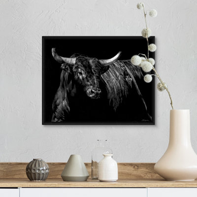 « Bringé Rodeo Bull » par Julie Chapman-impression