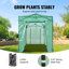 97.6" W x 71.6" D Hobby Greenhouse