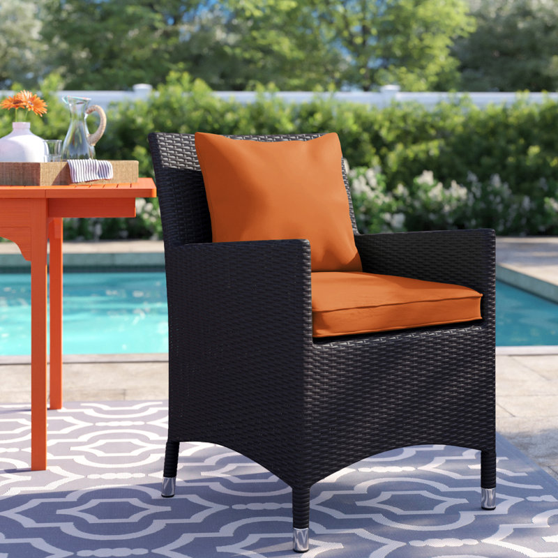 Fauteuil d'extérieur Modway Convene, Orange