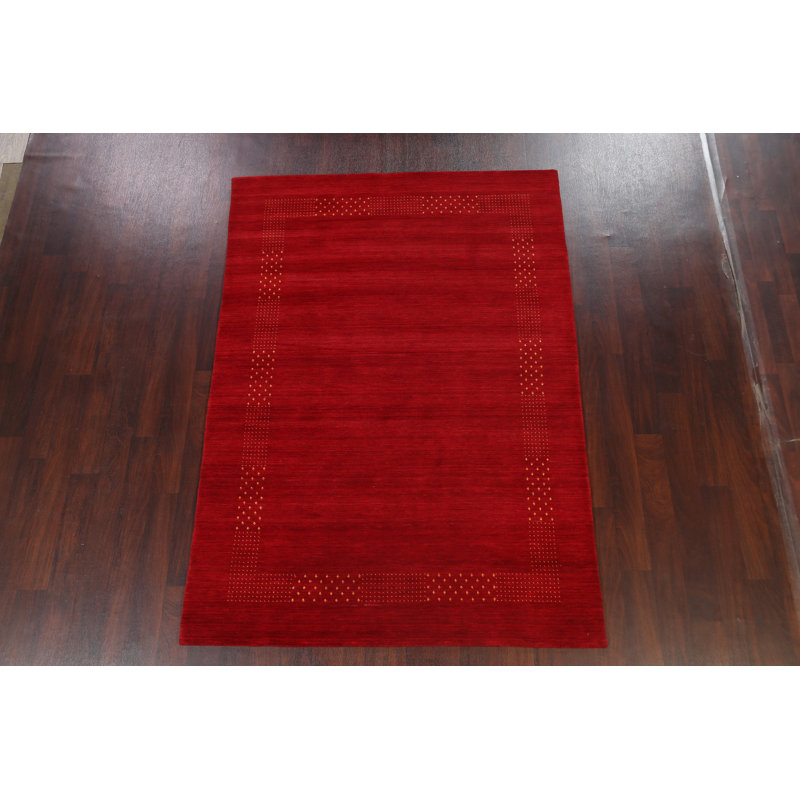 Tapis oriental contemporain Gabbeh 6 x 8