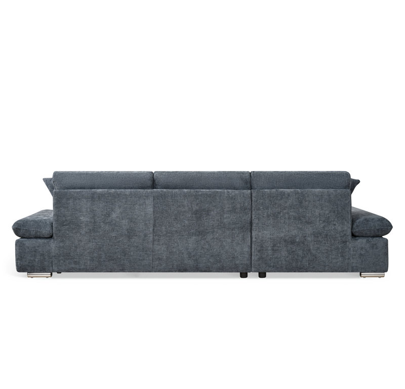 Aayush 4 Seater Sofa Bed, Left Hand Facing, Blue