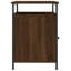 Cyndra 40cm W Iron Bedside Table-769736681