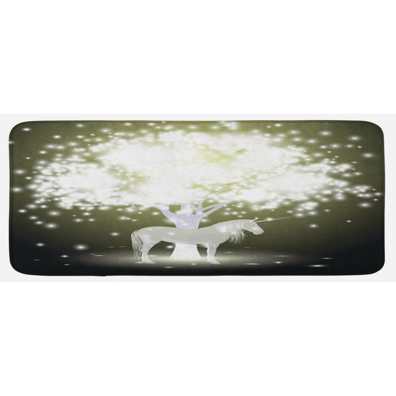 Eclectic Polyester Kitchen Mat
