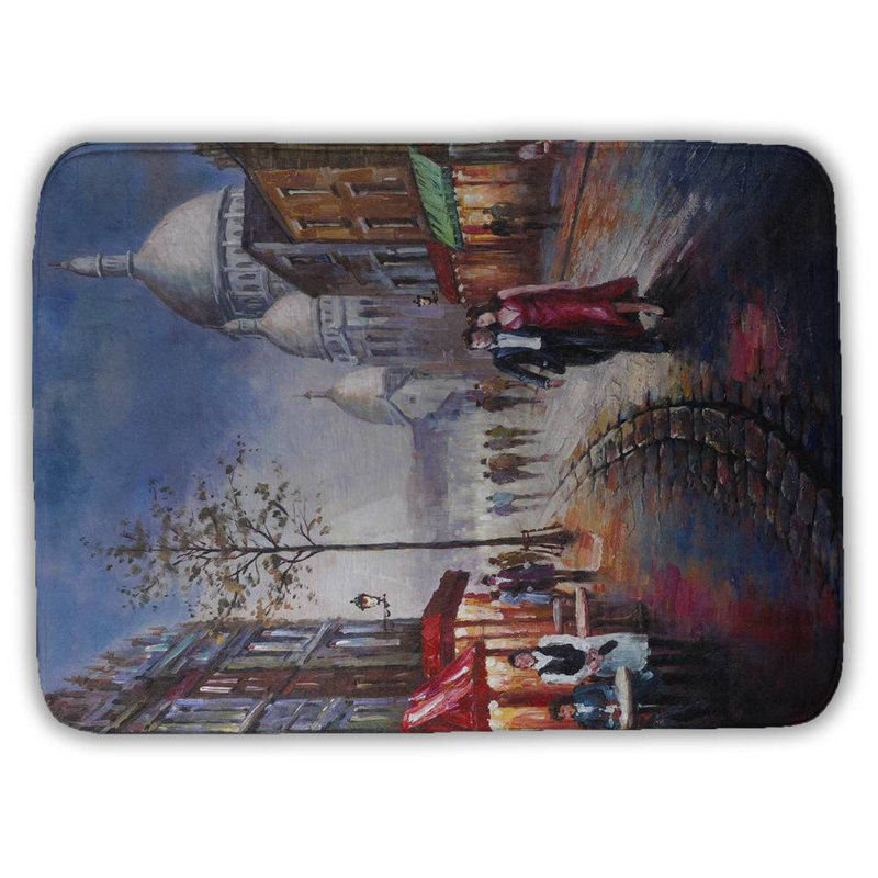 Anel Microfiber Non-Slip Bath Mat